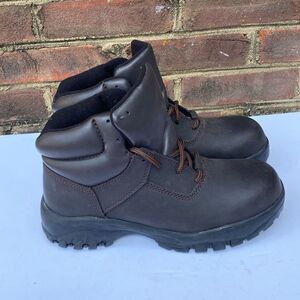 Worx by Red Wing Brown Steel Toe Boots Size 9.5 NEW